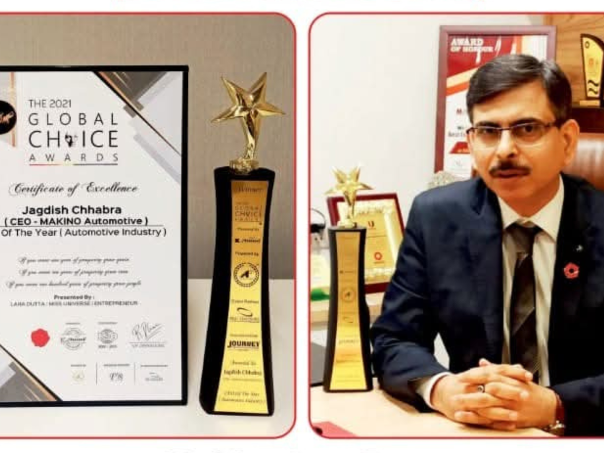 2021 Global Choice Award CEO of the year (Automotive Industry)